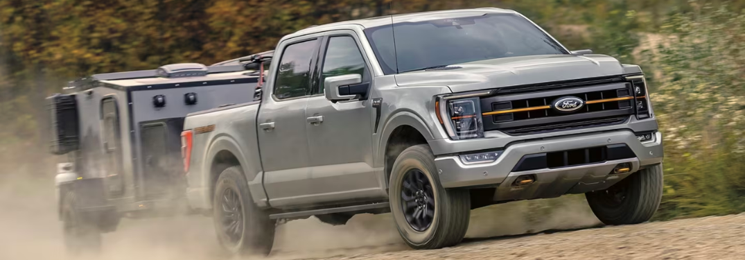 2024 Ford F-150 towing a trailer